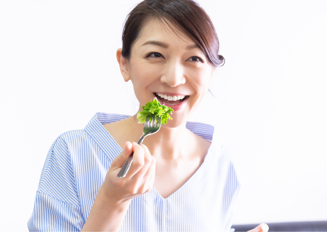 取り外しができ食事や歯磨きがしやすい